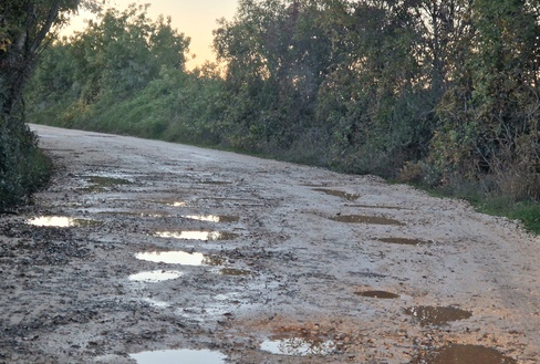 Pritužba na stanje ceste u Španidigi