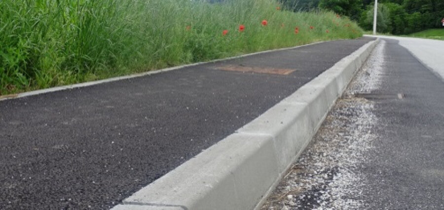 Sistemazione di Ulica Balske con marciapiedi